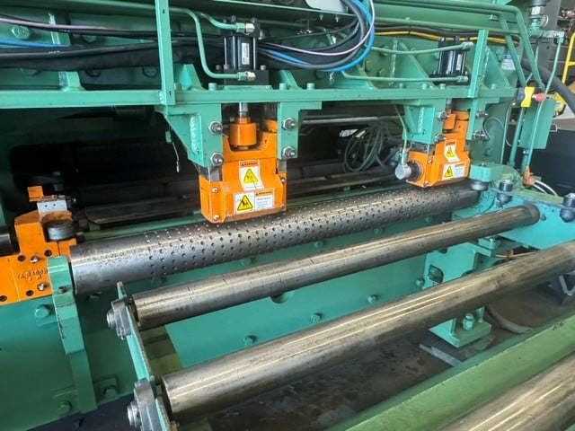 177 Ton, Peddinghaus #FPB-1500, CNC plate punching machine, 3 punch heads, 60" max plate width, 1" thickness - Image 8