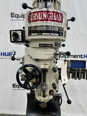 Birmingham #BPS-1642, vertical milling machine, 9" x42" table, 16" knee travel, R8 spindle, 90-5600 RPM, 3 - Image 9