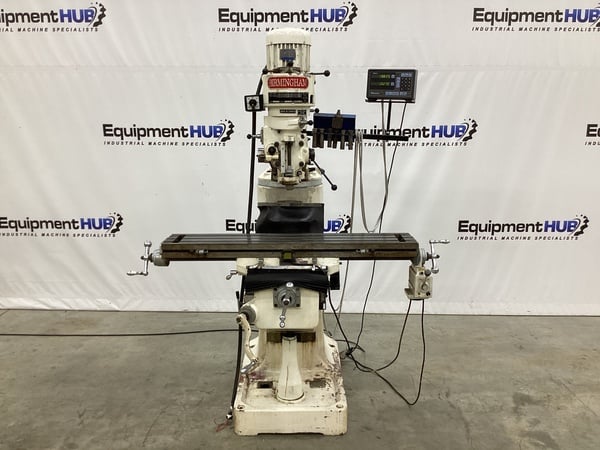 Birmingham #BPS-1649, vertical milling machine, 9" x49" table, 35.5" X, 13.25" Y, 15.75" Z, R8, 70-5600 RPM - Image 1