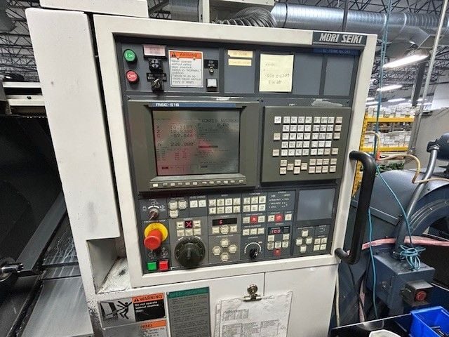 Mori Seiki #SL-150MC, CNC lathe, 24.4" swing, 16.9" turning diameter, 22.8" machining length, 6" chuck, 1.7" - Image 2
