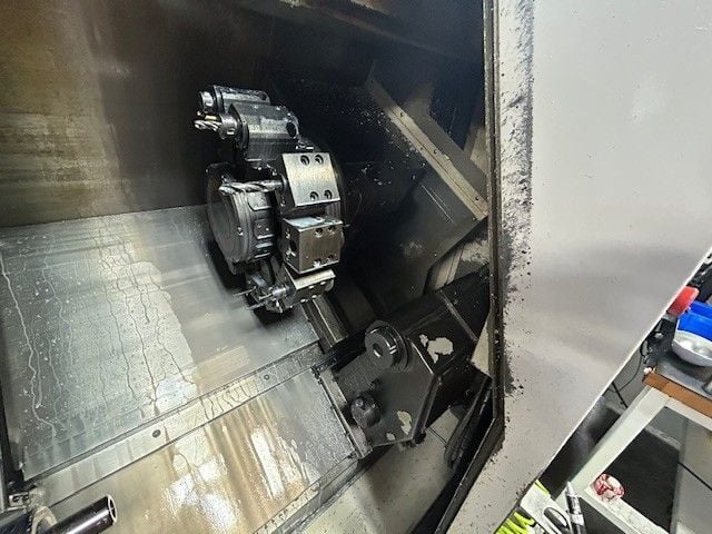 Mori Seiki #SL-150MC, CNC lathe, 24.4" swing, 16.9" turning diameter, 22.8" machining length, 6" chuck, 1.7" - Image 4