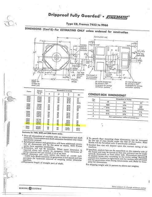 800 HP 225/900 RPM General Electric, Frame MCD9962, 700 Volts, Shunt, DC Motor 3 available) - Image 4