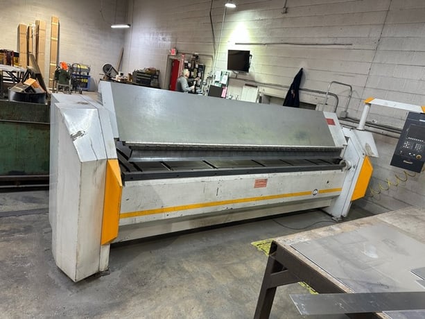 125.9" RAS #Turbobend-Plus-62.30, CNC Folding Machine, 14 Ga. Capacity, System 5000 CNC Control, L-Shaped - Image 1