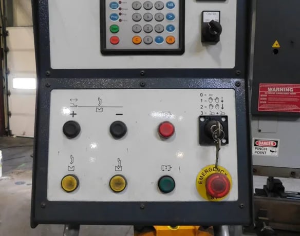 40 Ton, Primeline/Baykal #1254, CNC Hydraulic Press Brake, 4' overall, 2-Axis Elgo CNC Control, 24" - Image 6