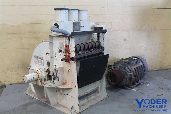 Williams #Meteor, hammermill, 26 PC, 40" x 26" opening, 250 HP, 1800 RPM, 1989, #58206 - Image 1