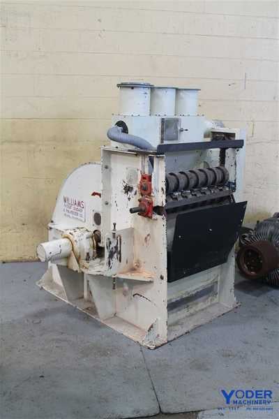 Williams #Meteor, hammermill, 26 PC, 40" x 26" opening, 250 HP, 1800 RPM, 1989, #58206 - Image 2
