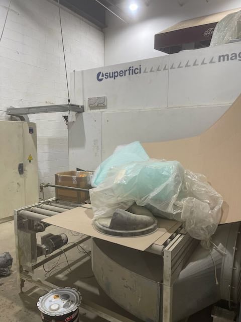 Superfici #Magnum, 2-Head Spray Machine, 53-1/8" Working Range, 118-1/8" Booth, 2010 - Image 5