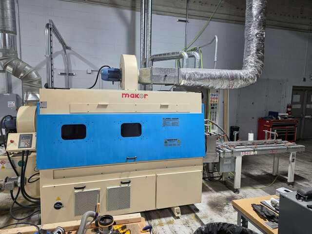 Makor #FLT, UV Vacuum Coater Line, w/ 9-Lamp Oven, 9" Max Width, 2006 - Image 2