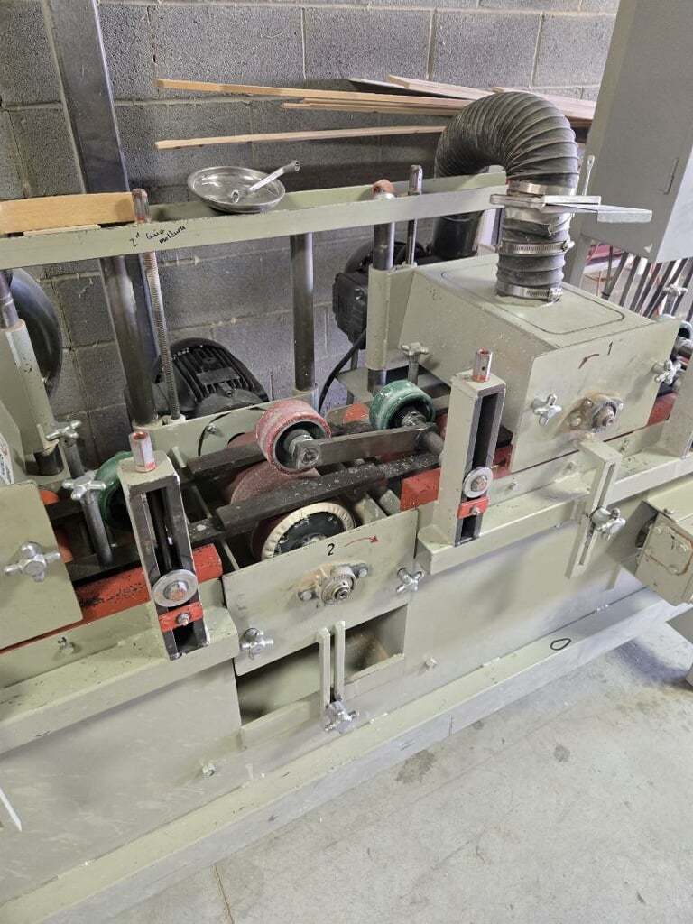 GME, 8-Head Profile Sander, 7-1/2" Working Width, 2007 - Image 4