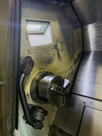 Hyundai Wia #L-210-A, CNC lathe, 21.7" swing, 13.8" diameter x 16.1" L max, 8" chuck, 2.5" bar, 20 HP, 4000 - Image 2