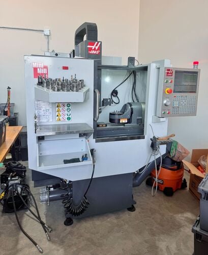 Haas #Mini-Mill, vertical machining center, w/ TRT100 tilting rotary table, 16" X, 12" Y, 10" Z, 6000 RPM - Image 1