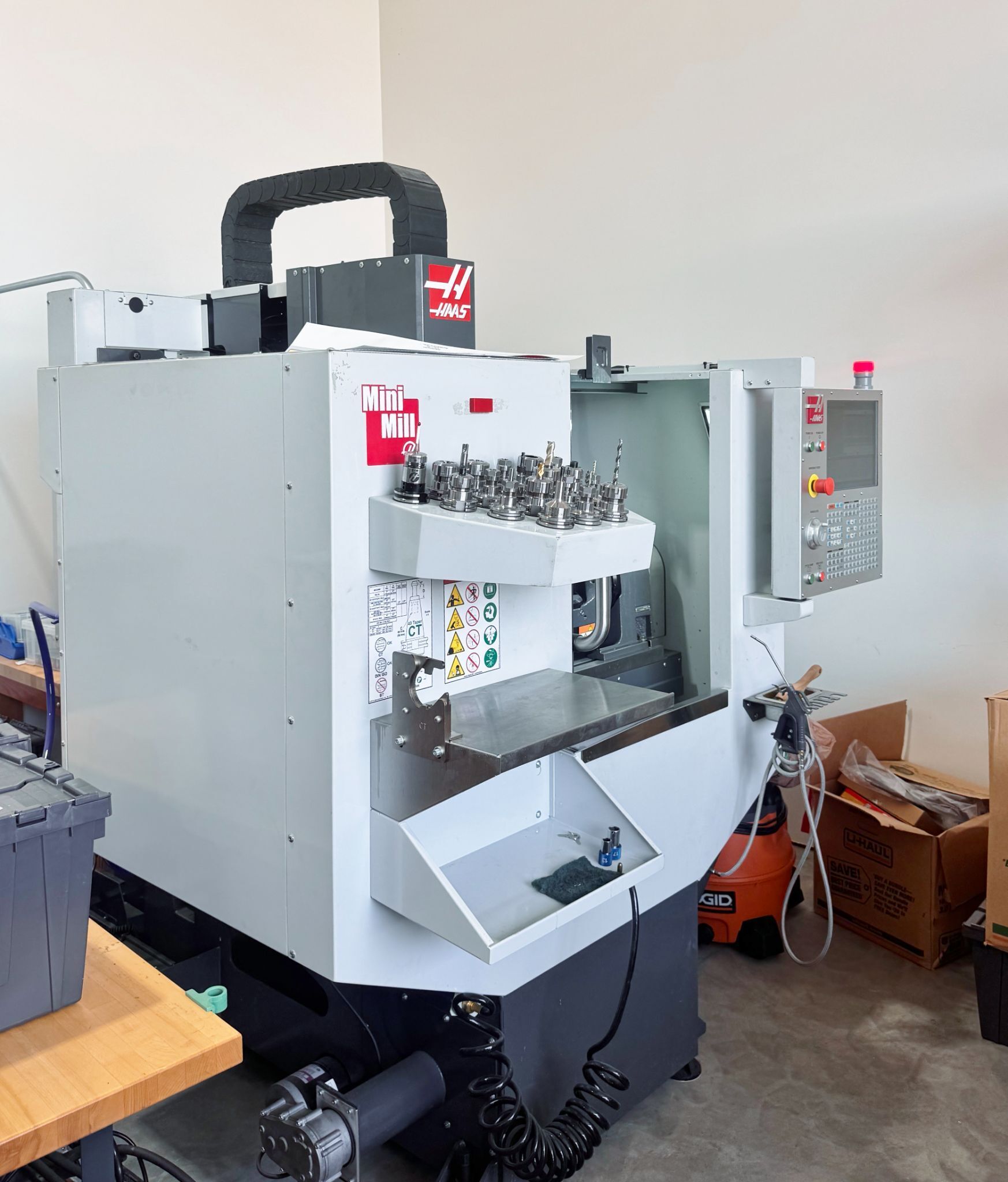 Haas #Mini-Mill, vertical machining center, w/ TRT100 tilting rotary table, 16" X, 12" Y, 10" Z, 6000 RPM - Image 10