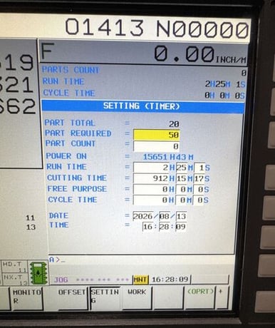 Daewoo Doosan #DNM-5700, vertical machining center, w/ 8" rotary table, 41" X, 22" Y, 20" Z, 12000 RPM, CT40 - Image 5