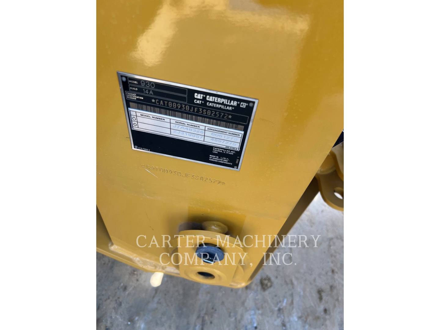 Cat 930, Wheel Loader, 50 hours, S/N: F3S02572, 2026 - Image 6