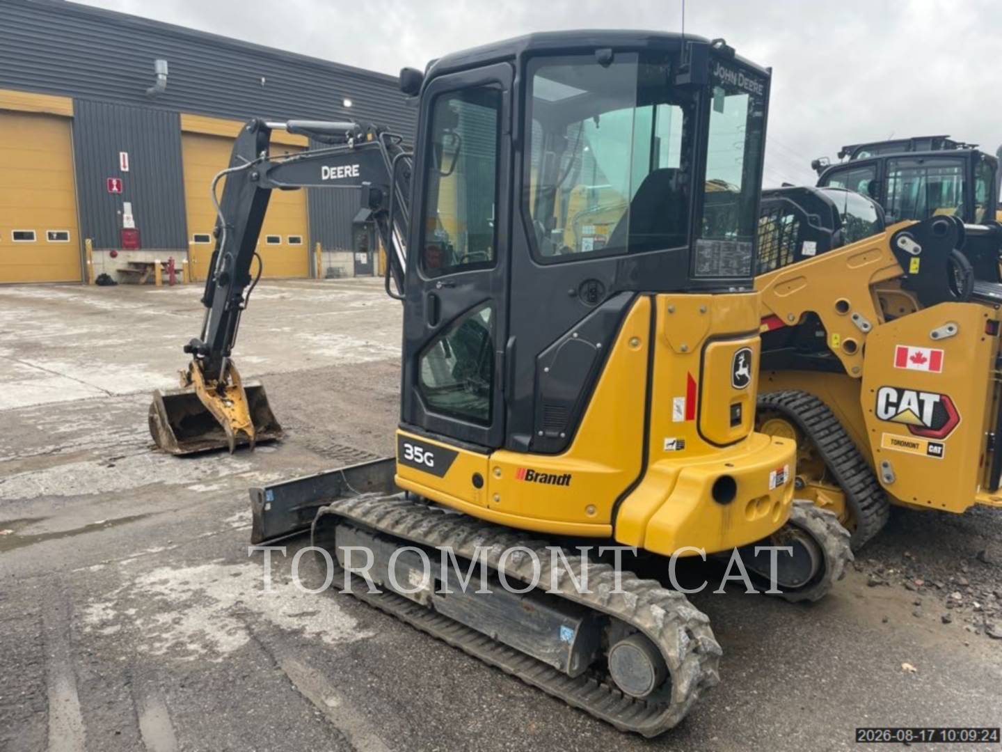 Deere & Co. 35G, Mini Excavator, 758 hours, S/N: 1FF035GXLPK301703, 2024 - Image 4