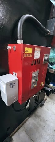 100 Ton, Amada #RG-100, hydraulic press brake, 10.2' overall, 100.39" between housing, 3.94" stroke, 15.75" - Image 5