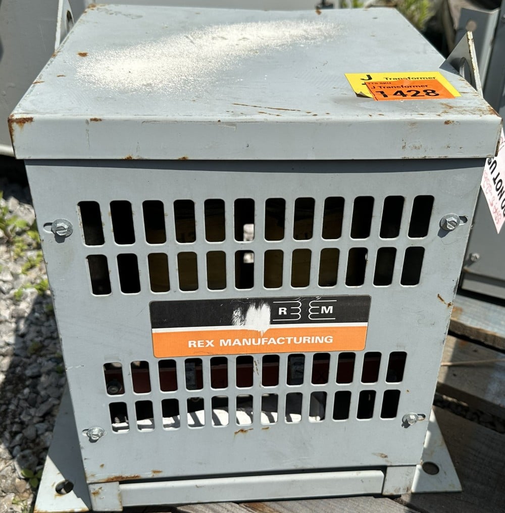 5 KVA 600 Primary, 480 Secondary, Rex Mfg. (Transfactor Industries Inc.) Single-Phase Isolation Transformer - Image 2