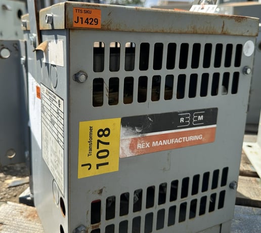 5 KVA 600 Primary, 120/240 Secondary, Rex Mfg. (Transfactor Industries Inc.) Single-Phase Isolation - Image 1