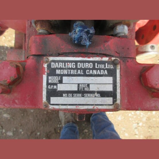 750 GPM @ 88' TDH, Darling Duro #5x4-BP-F, Split Case Diesel Driven Fire Pump, 5" suction x 4" discharge - Image 4