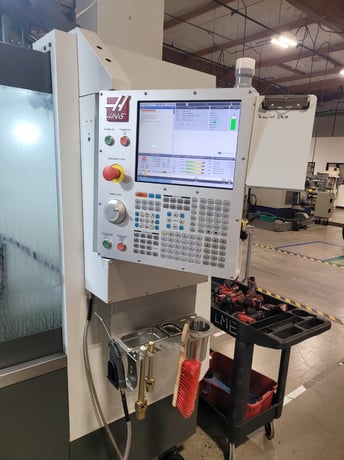 Haas #VF-3SS, CNC vertical machining center, 30 automatic tool changer, 40" X, 20" Y, 25" Z, 12000 RPM, 30 - Image 8