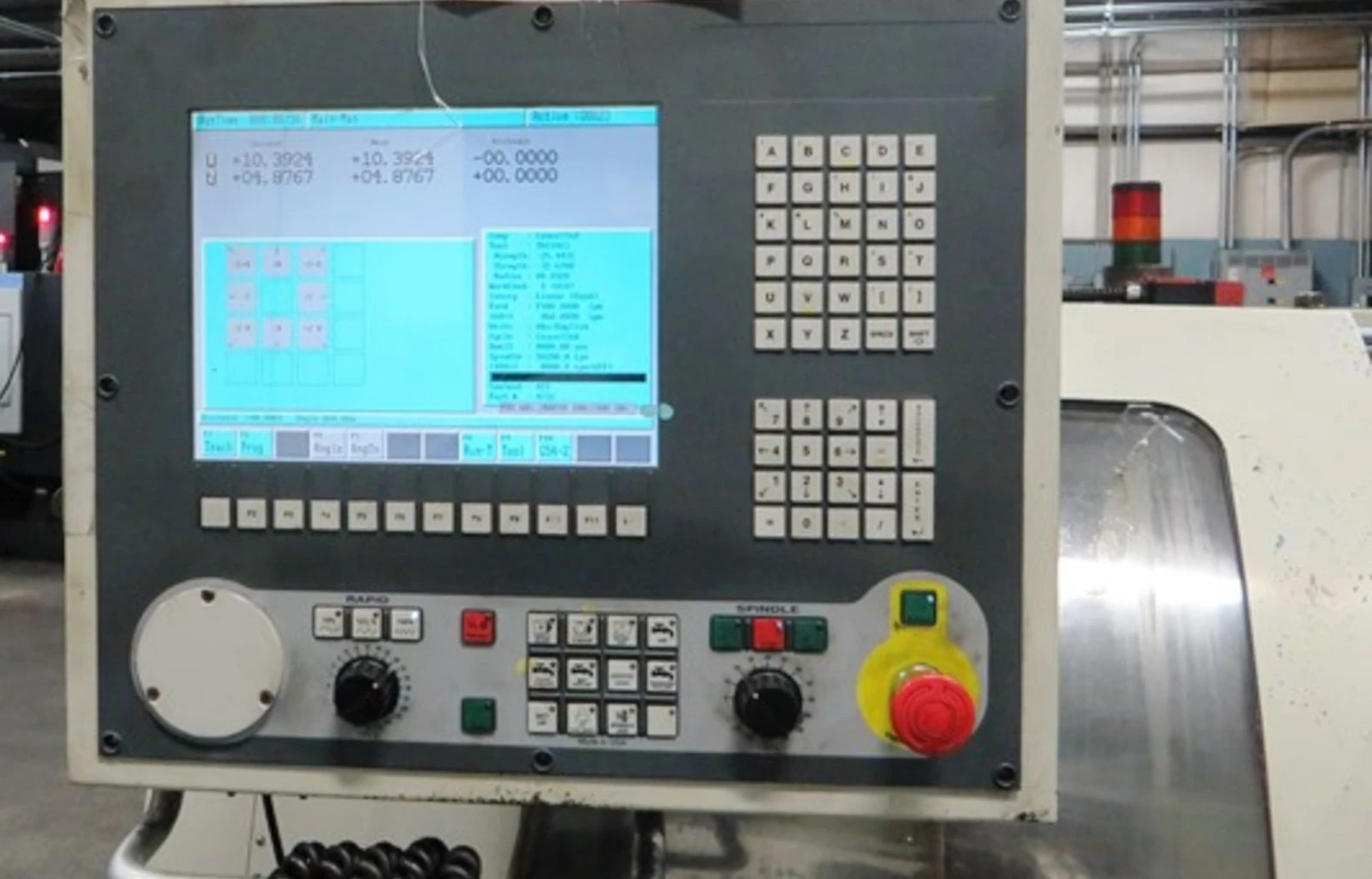 19"/27.9" x 60" Milltronics #ML18/60, CNC Gap Lathe, 24 HP, 100-2600 RPM, 7200 cnc, tailstock, 2010 - Image 2