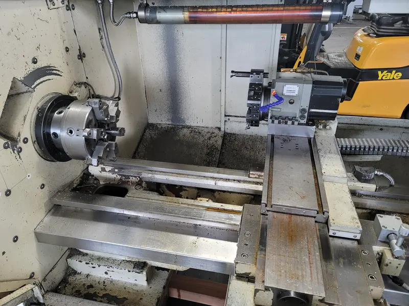 19"/27.9" x 60" Milltronics #ML18/60, CNC Gap Lathe, 24 HP, 100-2600 RPM, 7200 cnc, tailstock, 2010 - Image 6