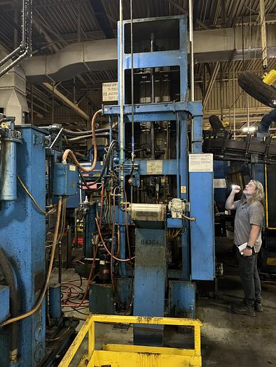 15 Ton x 48" Stroke, BMS Cellmate #BMCM15-48, Vertical Table Up Broaching Machine, 30 FPM cut, 40 HP - Image 6