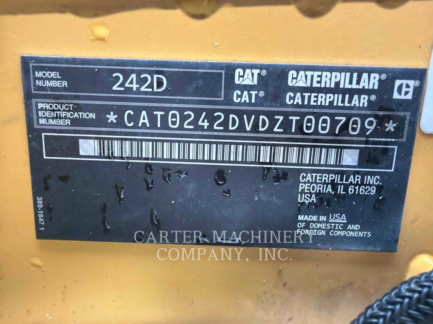 Cat 242D, Skid Steer Loader, 2593 hours, S/N: DZT00709, 2014 - Image 6