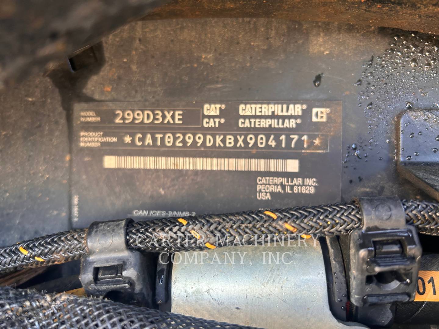 Cat 299D3XE, Skid Steer Loader, 1897 hours, S/N: BX904171, 2022 - Image 6