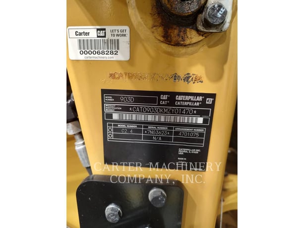 Cat 903D, Wheel Loader, 344 hours, S/N: MZY01470, 2022 - Image 6