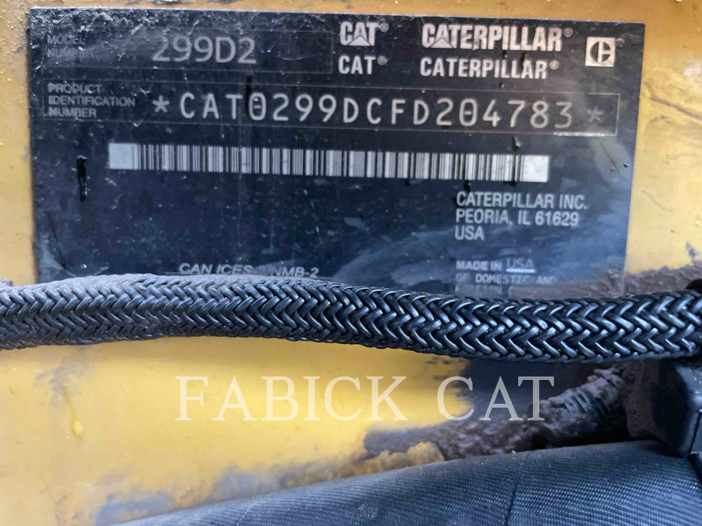 Cat 299D2, 1835 hours, S/N: FD204783, 2019 - Image 6