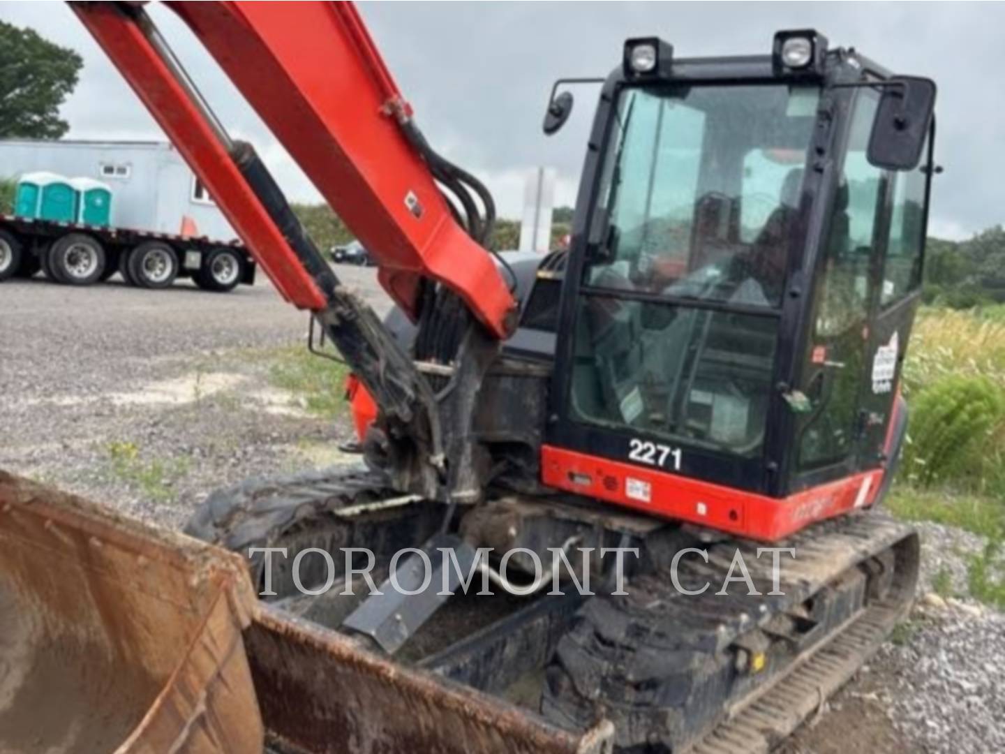 Kubota Tractor Corporation KX080, Mini Excavator, 1346 hours, S/N: KBCDZ84CEM3M12971, 2022 - Image 2