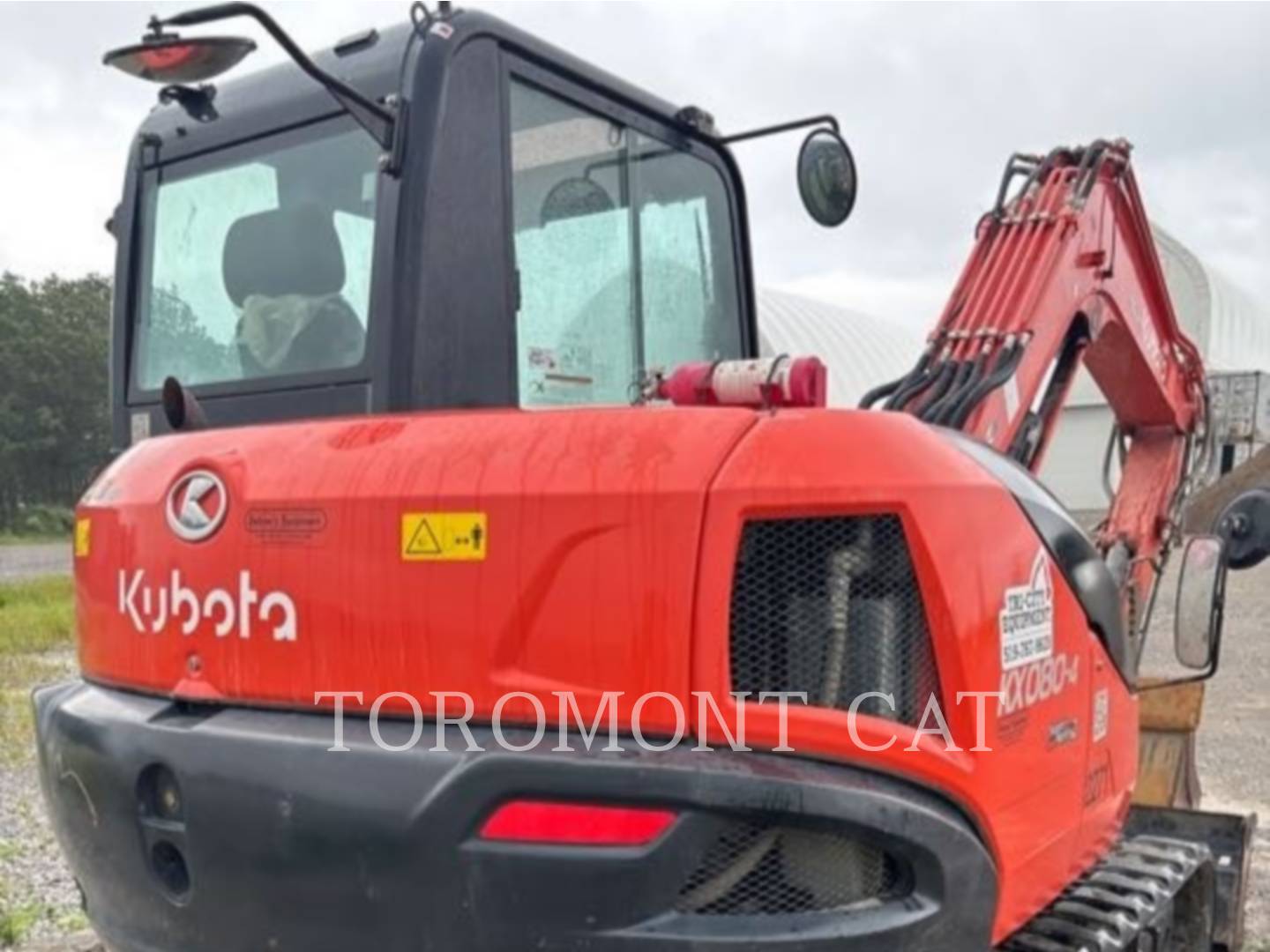 Kubota Tractor Corporation KX080, Mini Excavator, 1346 hours, S/N: KBCDZ84CEM3M12971, 2022 - Image 3