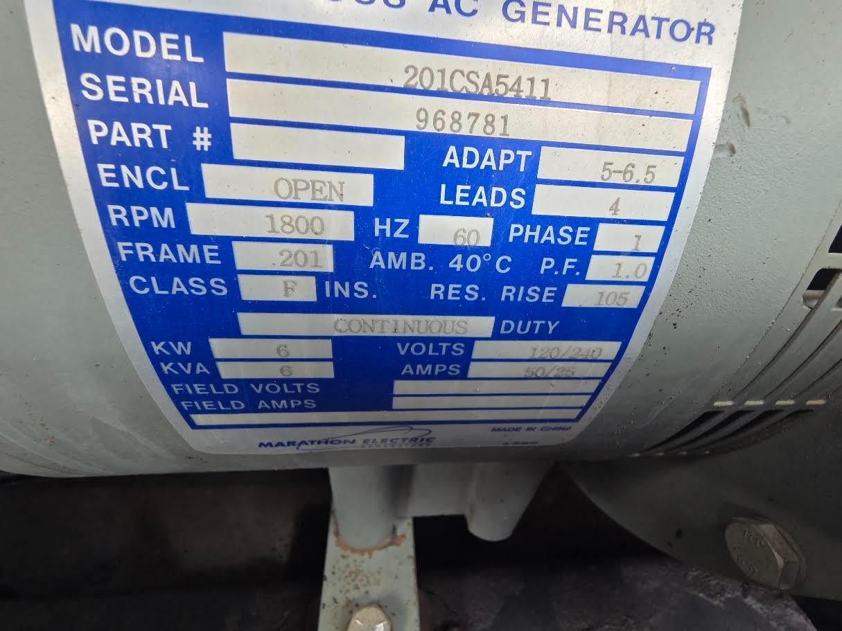 Generac #MLT4060, 6 KW light tower, LED, electric winch, 2019 - Image 3