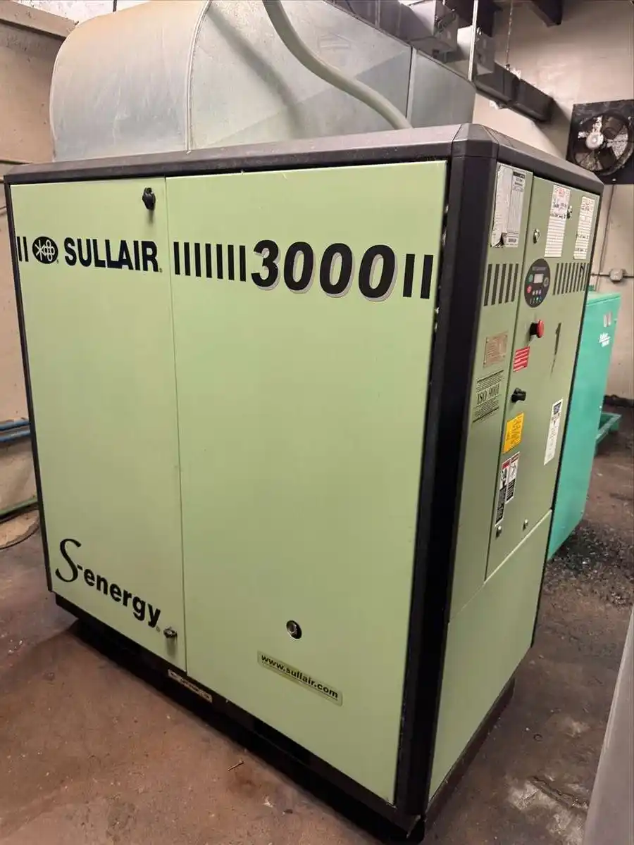125/135 psig, Sullair #3009/A, rotary screw air compressor, 40 HP - Image 3