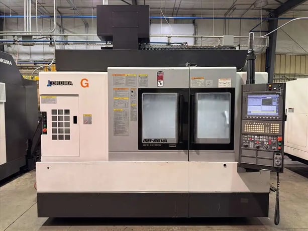 Okuma #MB-66VA, CNC vertical machining center, OSP-P300MA, 59" X, 25.9" Y, 25.9" Z, 15000 RPM, Cat 40 - Image 4