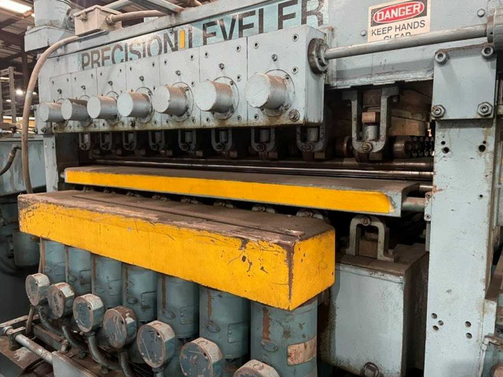 60" x .06" Herr Voss #60/1.156-19/9-RH, precision leveler, 19 work rolls, 1.156" diameter x 60" face rolls - Image 5