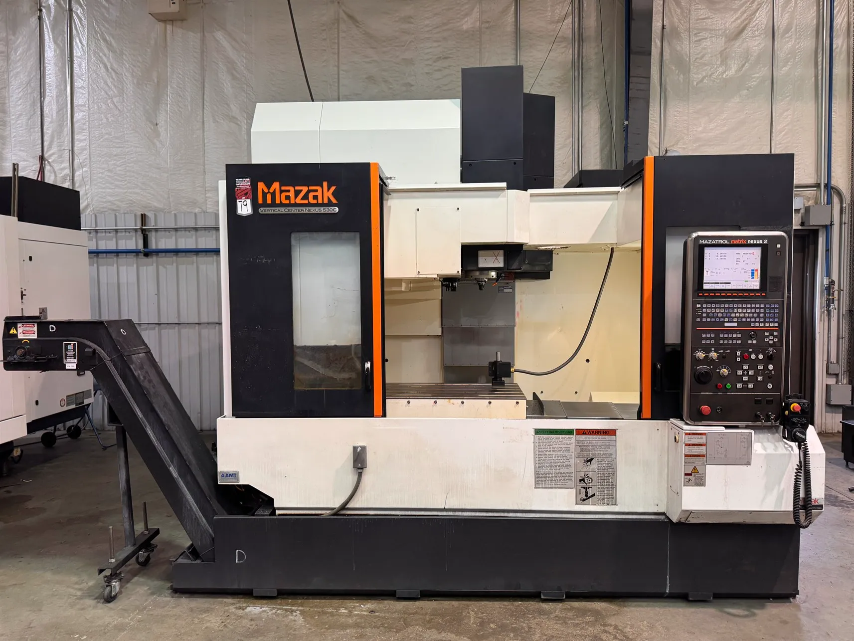 Mazak #VCN-530C-II, CNC vertical machining center, 40 automatic tool changer, 41.3" X, 20" Y, 20" Z, 12000 - Image 2