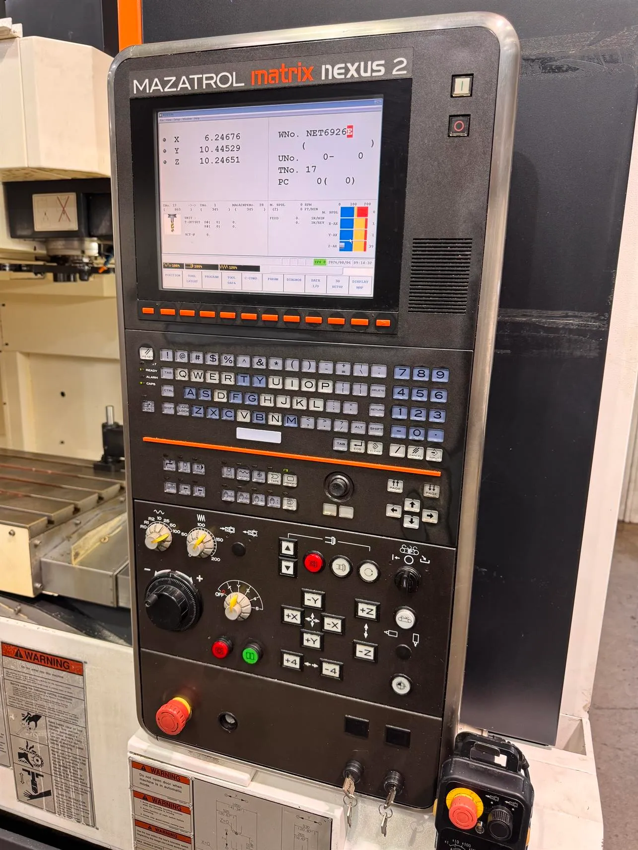 Mazak #VCN-530C-II, CNC vertical machining center, 40 automatic tool changer, 41.3" X, 20" Y, 20" Z, 12000 - Image 7