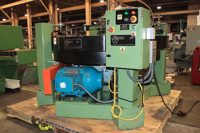 72" Lapmaster #72, single sided lapping machine, open face, cast iron plate, 27-1/4" conditioning rings - Image 2