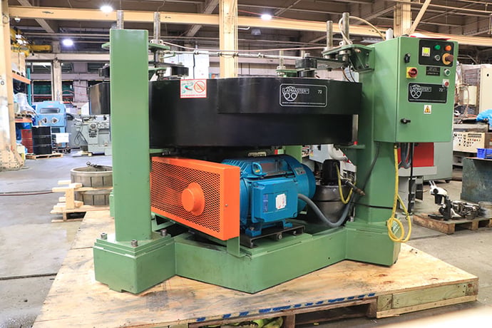 72" Lapmaster #72, single sided lapping machine, open face, cast iron plate, 27-1/4" conditioning rings - Image 4