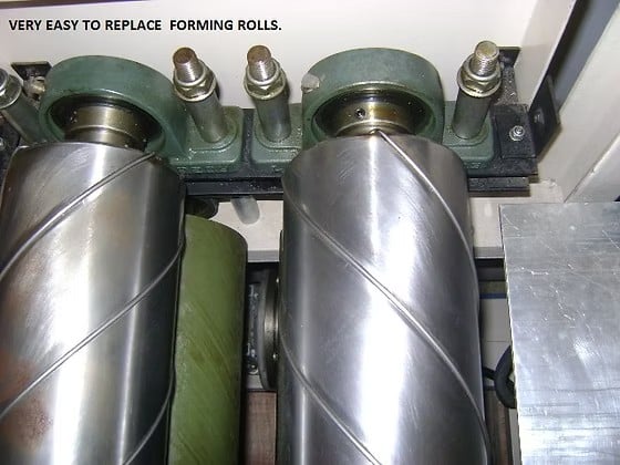 20 gauge x 50" GMC #DFM-20, Diamond Multimax forming machine, 3-7/8" x 3-7/8" diamond, 9-16 RPM, 2 HP, 110 - Image 3
