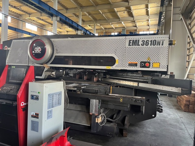 33 Ton, Amada #EML-3610NT, CNC punch/laser combo, 44 station, 100" x 60" sheet, 4000 watt, 2013 - Image 2