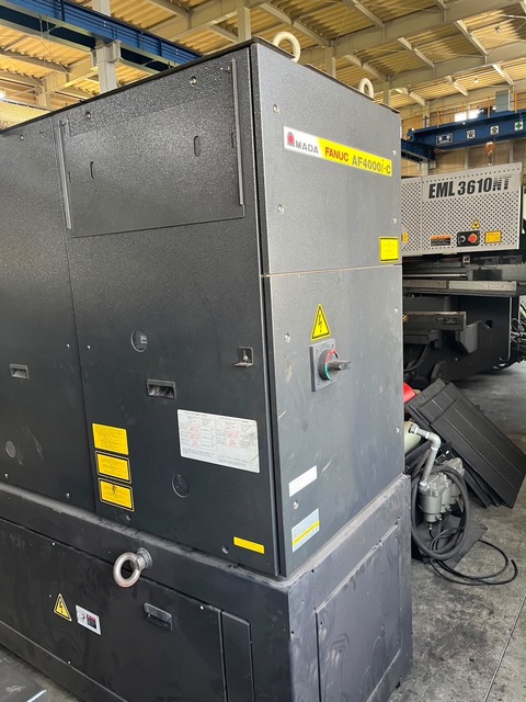 33 Ton, Amada #EML-3610NT, CNC punch/laser combo, 44 station, 100" x 60" sheet, 4000 watt, 2013 - Image 10
