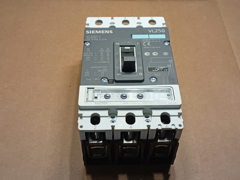 250 Amps Siemens #3VL3725-1LB33-0AA0, Sentron VL250 Molded Case Circuit Breaker, 3 pole, LI protection, 600 - Image 4