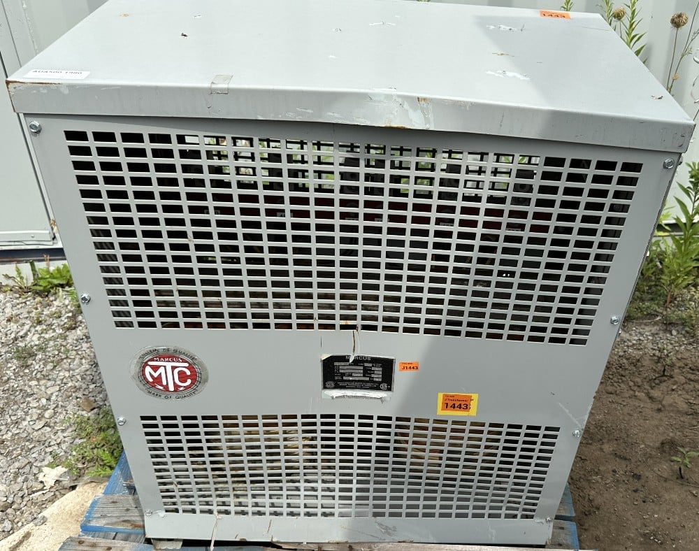 500 KVA 600 Primary, 480 Secondary, Marcus Transformer of Canada Ltd., 3-Phase auto transformer, Step-Down - Image 2