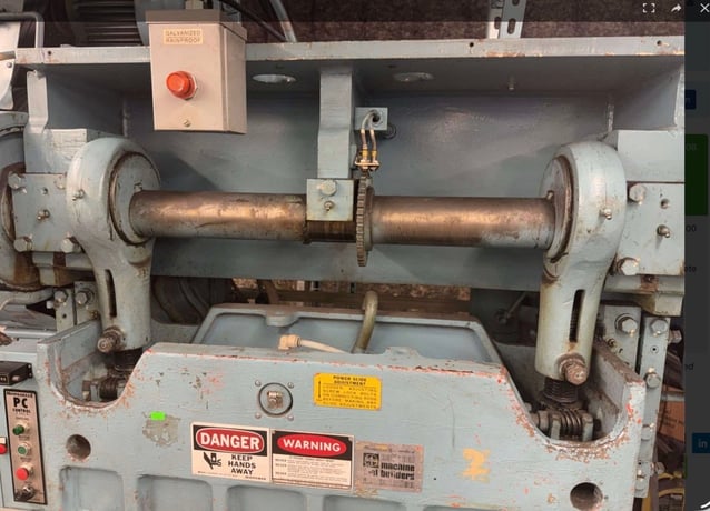 40 Ton Rousselle 4B48, 2" Stroke, 16" x 48" Bed, Air Clutch, From Service & Excellent, New 1988, Tag #16456 - Image 7