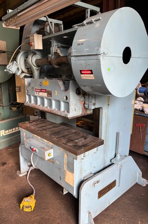 40 Ton Rousselle 4B48, 2" Stroke, 16" x 48" Bed, Air Clutch, From Service & Excellent, New 1988, Tag #16456 - Image 9