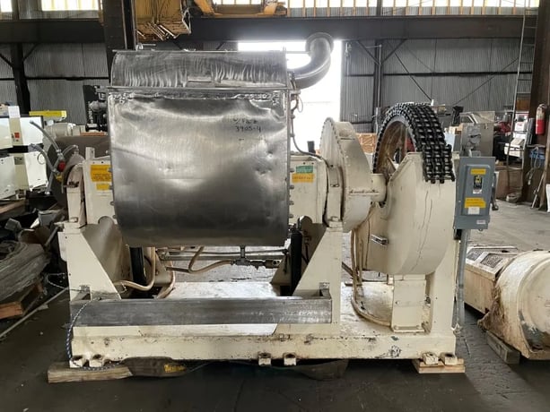 J.h. Day Mixing, Double Arm Mixer, 304 Stainless Steel, 150/225 Gallon Capacity, 125 PSI @ 353&deg;F Jacketed - Image 2
