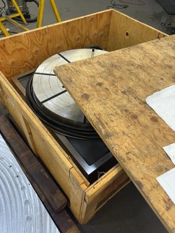 31" Haas #HRT800-VER-P12, Rotary Table Indexer, 320 hours - Image 4